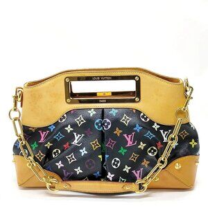 Authentic Louis Vuitton Judy MM Monogram Multicolor Shoulder Bag mn1003-012326